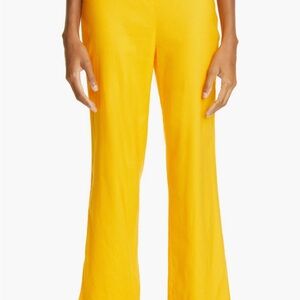 Cult Gaia Vibrant Yellow Flare Pants